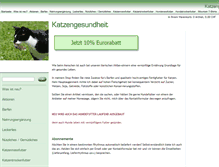 Tablet Screenshot of katzengesundheit.ch